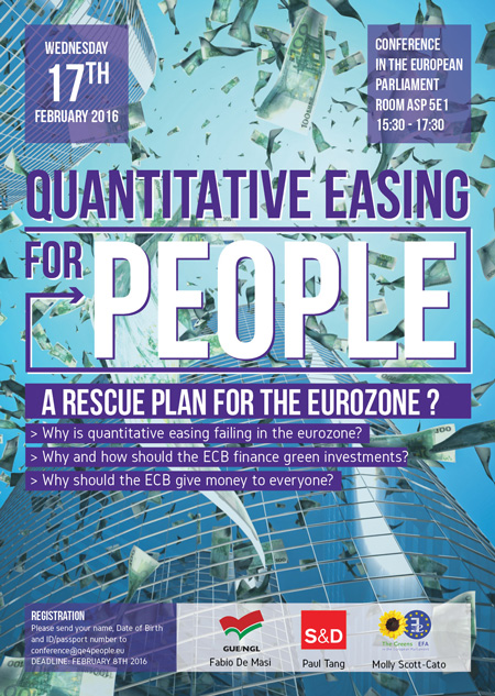 Conference – QE for People: A rescue plan for the Eurozone?