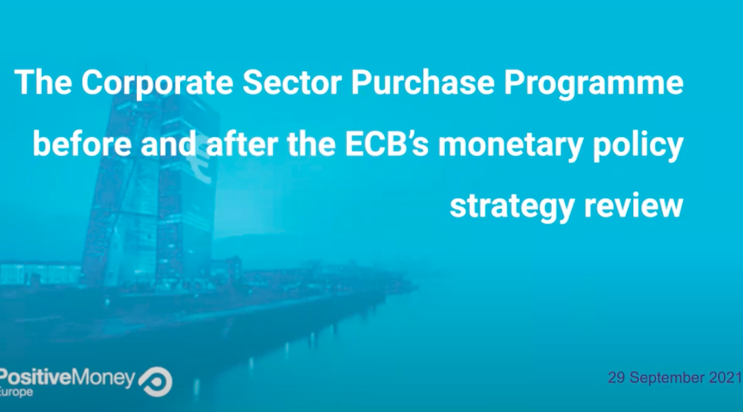 ECB and climate change – what’s new? (Webinar Video)