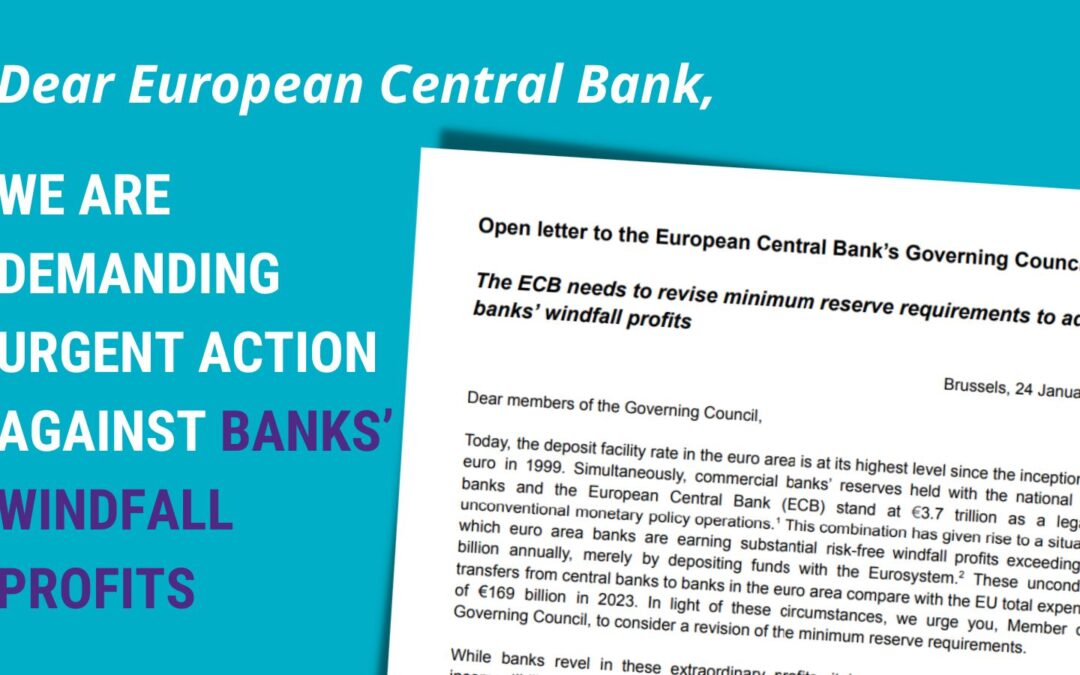 Banks are making billions while people struggle – the ECB needs to act